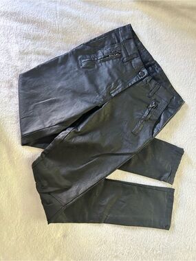 Venti6 faux leather trousers